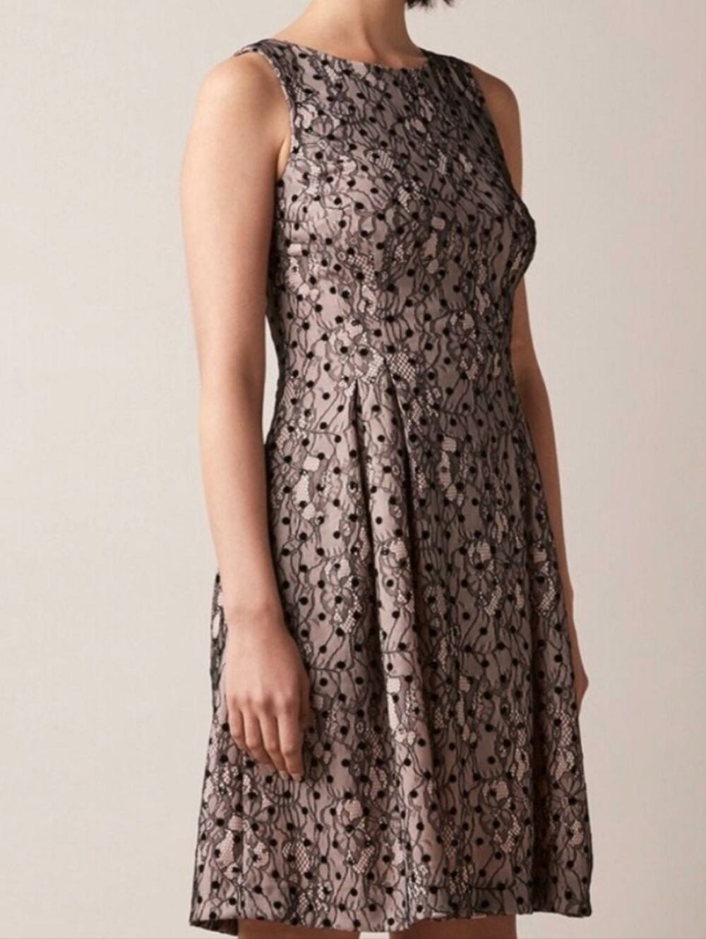 Jason Wu Lace Overlay Fit & Flare Mini Dress
